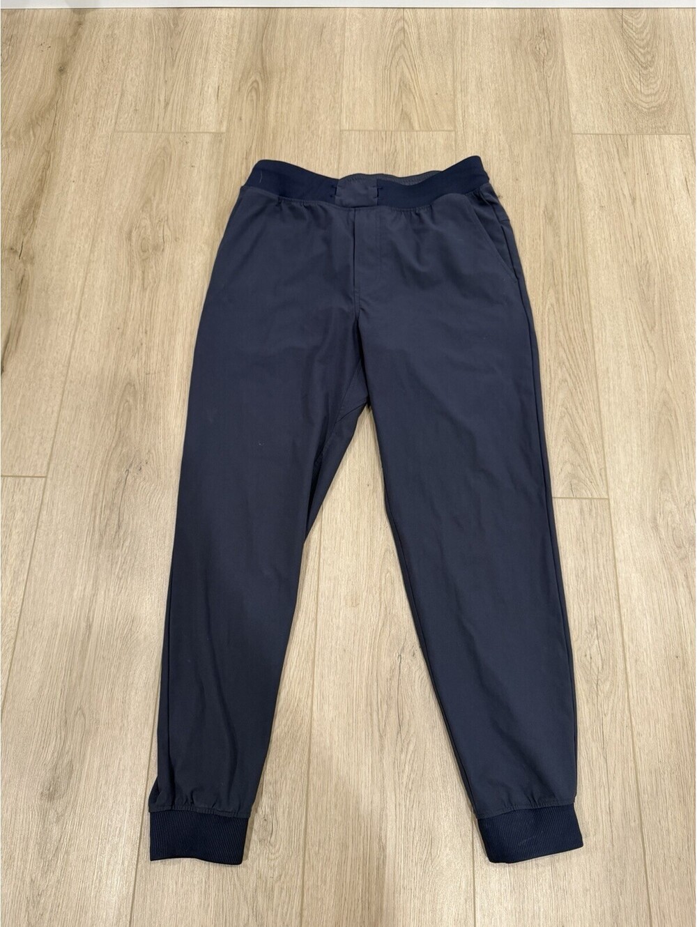 Rhoback Delta Performance Jogger Pants Men’s Medium Blue Woven Stretch Golf Gym